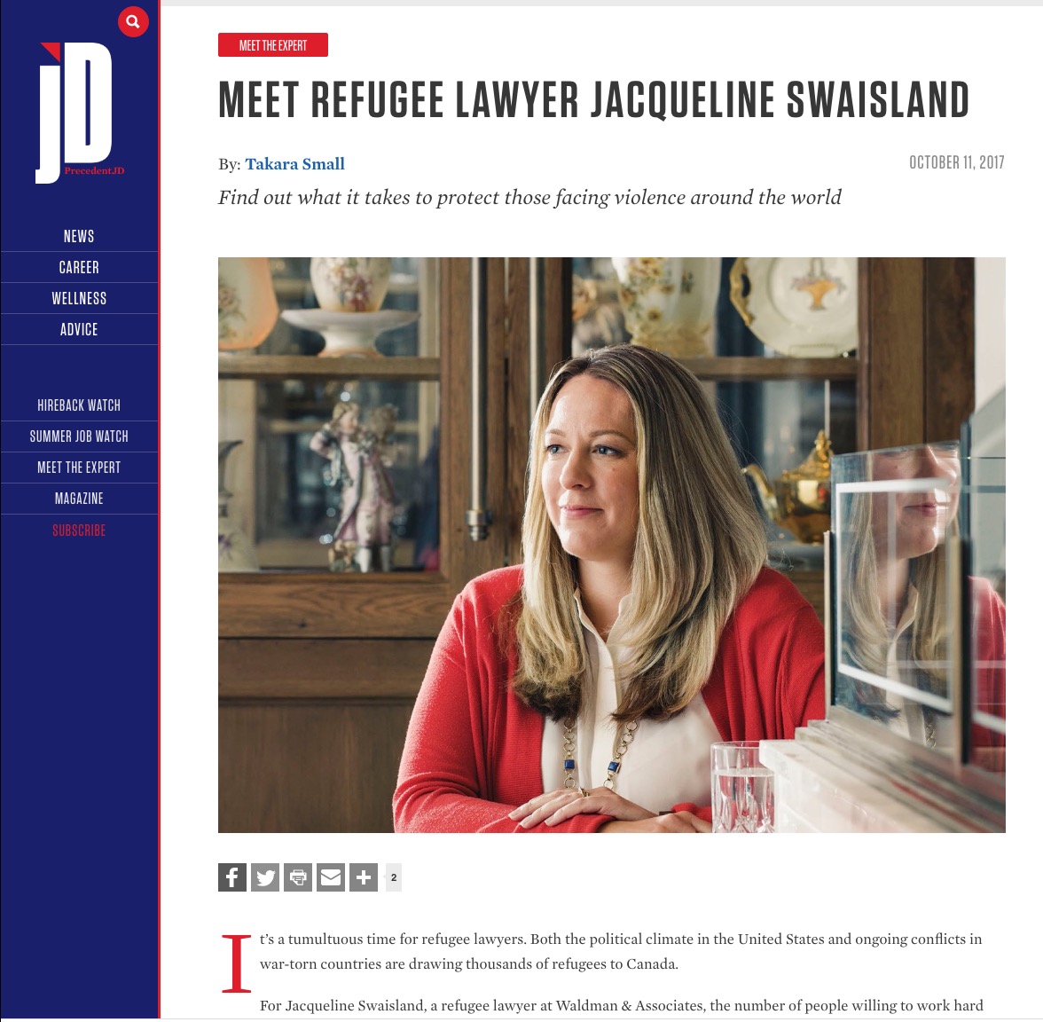 Jacqueline Swaisland – Meet Refugee Lawyer Jacqueline Swaisland
